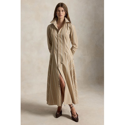 Ralph Lauren разкроена рокля от памук (211B17478)
