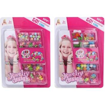 Farebné korálky na navliekanie set