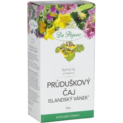 Dr.Popov Průduškový čaj Islandský vánek porcovaný 30 g