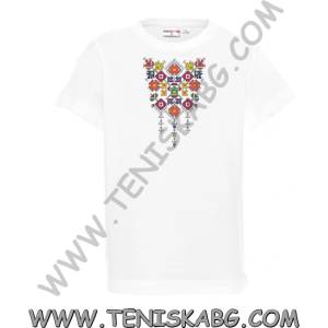 PROMOSTARS Тениска - Шевица принт 1159