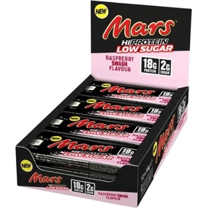 Snickers and Mars Mars Hi-Protein Bar | Low Sugar [12 x 57 грама] Малина