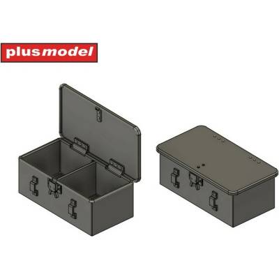 Plus Model Magazines and ammunition boxes for the Lewis machine gun 1:35