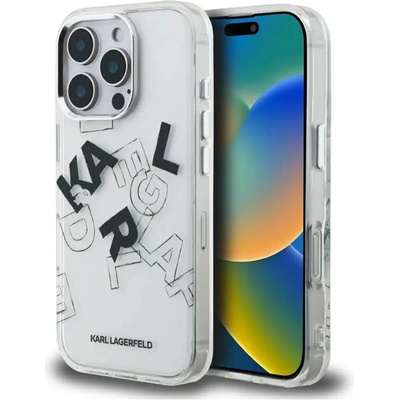 KARL LAGERFELD IML Sketched Graphic Case за iPhone 16 Pro - прозрачен (3666339466749)