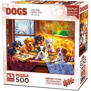KS Games Пъзел KS Games от 500 части - Малки лапички (20091)
