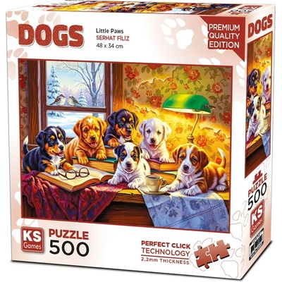 KS Games Пъзел KS Games от 500 части - Малки лапички (20091)