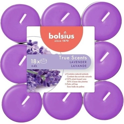 Bolsius Tealight True Scents Lavender 18 ks
