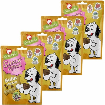 GranataPet Snack`Attack kuře 4 x 100 g