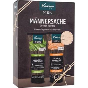 Kneipp Men Shower Duo подаръчен комплект: Душ гел 2в1 Startklar 200 ml + душ гел 2в1 Kraftvoll 200 ml за мъже