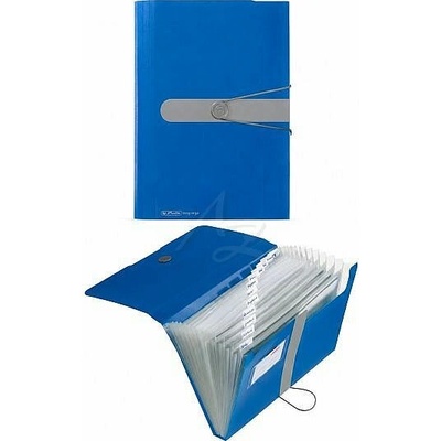 Herlitz složka A4 PP 12dílný organizér Modrá