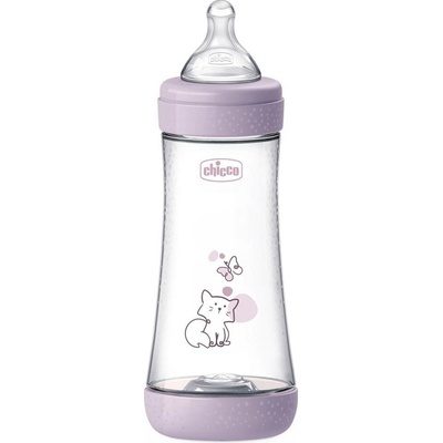 Chicco Láhev kojenecká antikoliková Perfect 5 šedá 300 ml