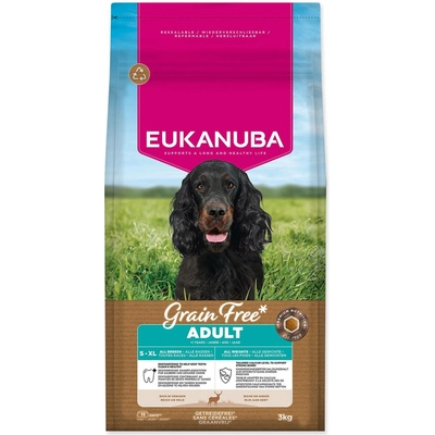 Eukanuba Grain Free Adult All breeds zvěřina 12 kg
