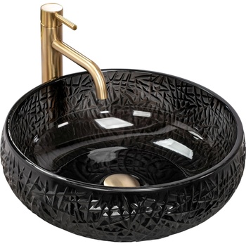 Image 1 of Rea Умивалник за плот rea ice black (rea-u6660)