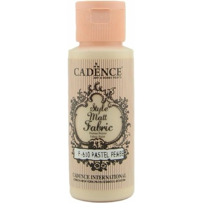 Cadence Style Matt Fabric barva na textil 59 ml pastelová růžová