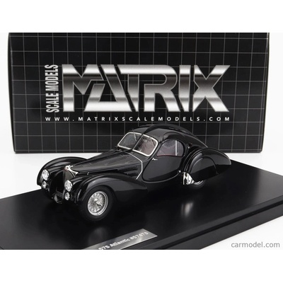 Atlantic Matrix scale models Bugatti Type 1937 Black 1:43