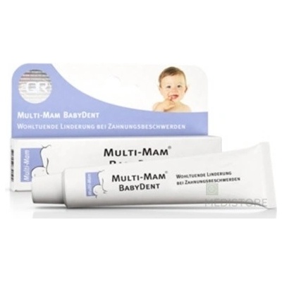 BioClin B.V. MULTI-MAM BABYDENT gél bioadhezívny na prerezávajúce sa zúbky 15 ml