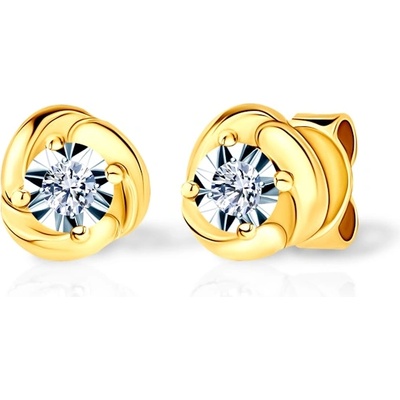 SAVICKI обеци: злато. диаманти