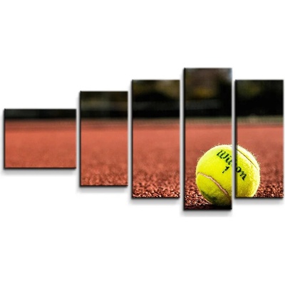 Sablio Obraz - 5-dílný Tenis - 100x60 cm