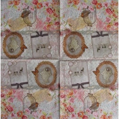 Nuoveau servítky Vintage mix 33x33cm
