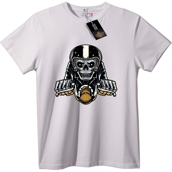 NOONEBRAND Тениска Мотор skull - 6XL, Black