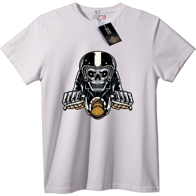 NOONEBRAND Тениска Мотор skull - 6XL, Black