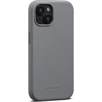 Woolnut kožený iPhone 15 sivé
