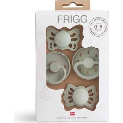 Frigg set dudlíků Baby's First Moonlight Sailing Sage 4ks