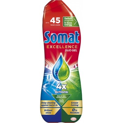 Somat Excellence Duo gél do umývačky riadu 45 dávok 810 ml