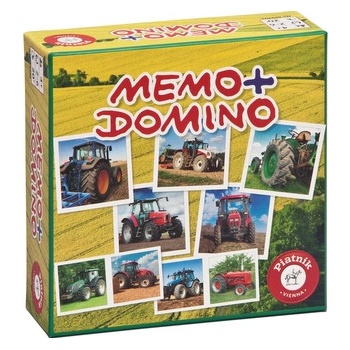 Piatnik Pexeso & Domino: Traktory