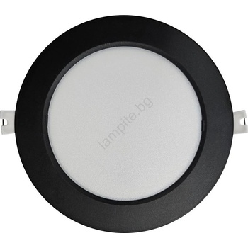 Baterie Centrum Led Лампа за окачен таван circle led/12w/230v 4000k Ø 17 см черен (bc0668)