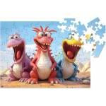 Milliwood Дървен пъзел Milliwood, Dream Team, 50 части - Динозаври (S-FriendlyDinosaurs-5052) - homeshop