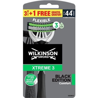 Wilkinson Sword Xtreme 3 Black Edition Comfort 4 ks