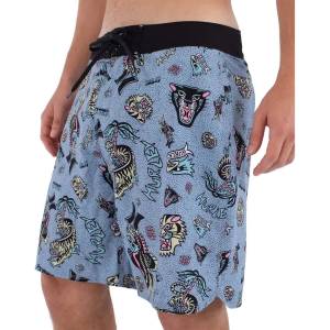 Hurley Бански гащета Hurley Phantom Art 18´´ swimming shorts - Blue (Worker Blue)