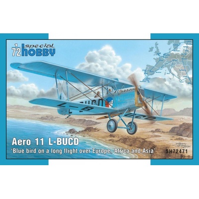 Special Hobby Aero 11 L-BUCD Blue bird on a long flyight over Europe Africa and Asia 1:72