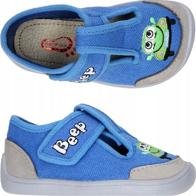 3f freedom for feet Detské papuče na suchý zips modré