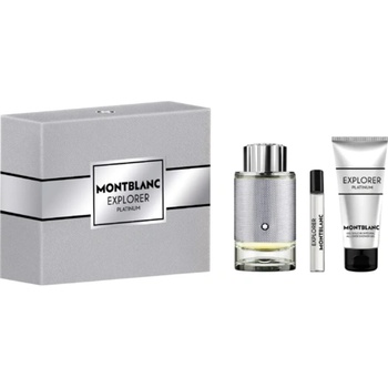 Mont Blanc Explorer Platinum Комплект Парфюмна вода EDP за мъже 100 мл + 7.5 мл + Душ гел 100 мл
