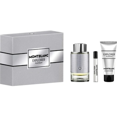 Mont Blanc Explorer Platinum Комплект Парфюмна вода EDP за мъже 100 мл + 7.5 мл + Душ гел 100 мл