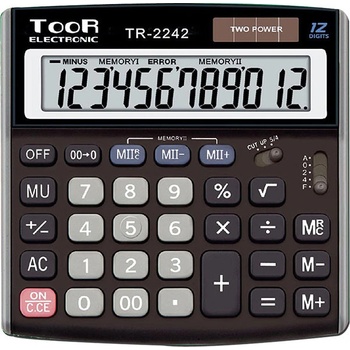 Toor Electronic Настолен калкулатор toor tr-2242 (1214051-120-1458)