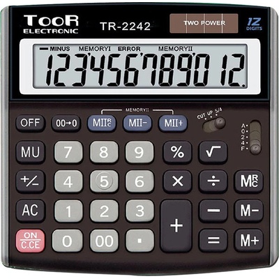 Toor Electronic Настолен калкулатор toor tr-2242 (1214051-120-1458)