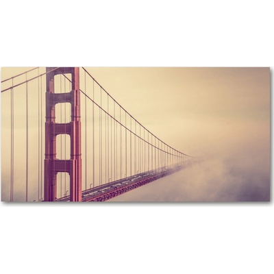 Foto obraz sklo tvrzené Most San Francisco 100x50 cm