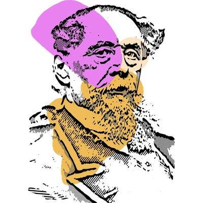 Plagát, Obraz - Bearded Man Pop Art, Doa Project, 30 × 40 cm