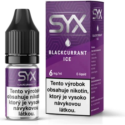 Syx Classic Blackcurrant Ice 10 ml 12 mg