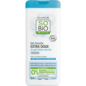 SO’BiO étic sprchový gel s aloe vera 650 ml