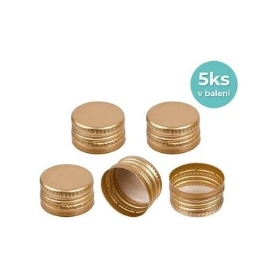 Šroubovací víčka na lahve 28mm TORO 5ks