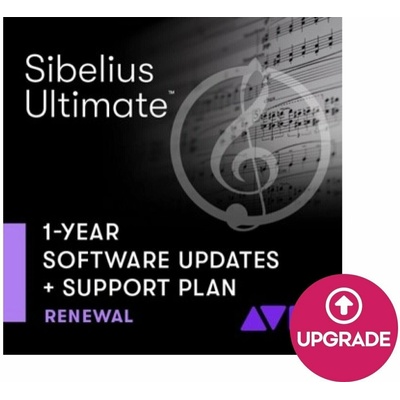 AVID Sibelius Ultimate 1Y Updates Support RENEW (Digitálny produkt)