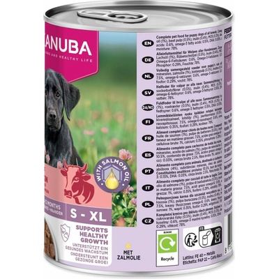 Eukanuba Puppy bohotá na hovězí s dýní 400 g