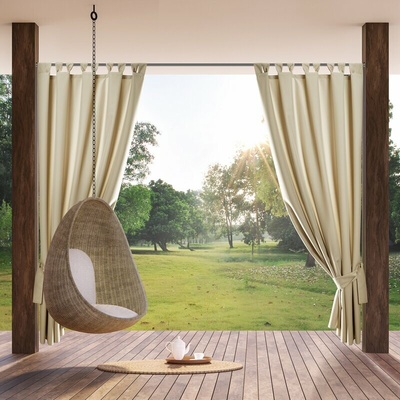 ZÁHRADNÝ ZÁVES GARDEN NA SUCHÝ ZIPS 155X240CM SVETLOBÉŽOVÝ