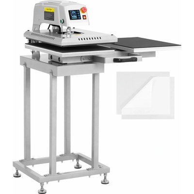 MSW Pneumatický termotransferový lis - dvojitý - 40 x 60 cm - s podstavcem MSW-CA-0002D – Zboží Mobilmania