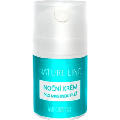Iven Cosmetics noční pleťový krém pro mastnou pleť nature line 50 ml