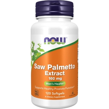 NOW NOW Saw Palmetto Extract 160mg, 120 Softgels