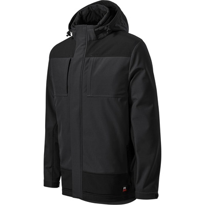 Rimeck VERTEX W55 zimná softshellová bunda pánska S Ebony gray